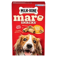 Milk-Bone Maro Snacks Peanut Butter Flavor Dog Snacks, 15 oz, 15 Ounce