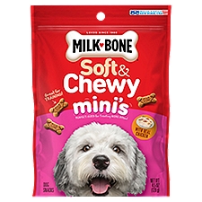 Milk-Bone Soft & Chewy Mini's Dog Snacks, 4.5 oz, 4.5 Ounce