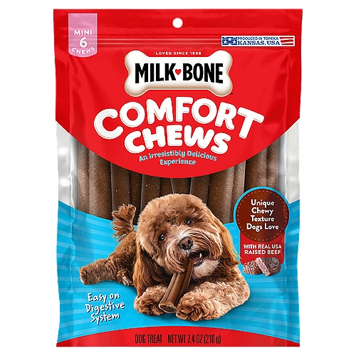 Milk-Bone Comfort Chews Dog Treat, 6 count, 7.4 oz