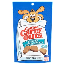 Canine Carry Outs Chicken Flavor Nuggets Dog Snacks, 4.5 oz, 4.5 Ounce