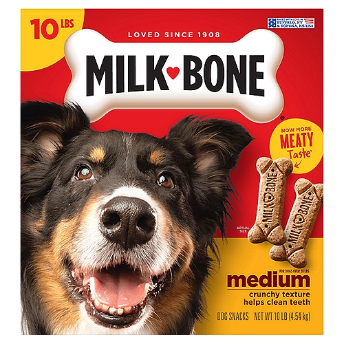 Milk-Bone Medium Dog Snacks, 10 lb
