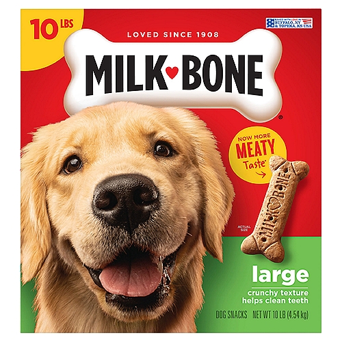 Milk-Bone Large Dog Snacks, 10 lb