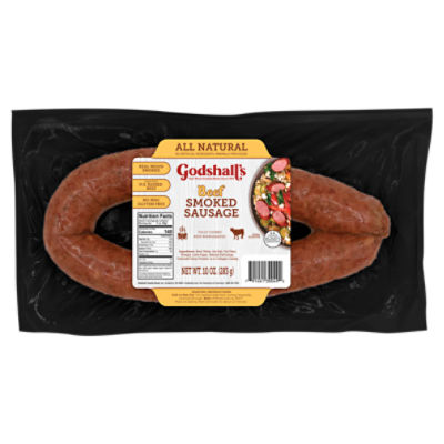 Godshall's Beef Smoked Sausage, 10 oz