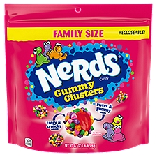 Nerds Gummy Clusters Candy Family Size, 18.5 oz