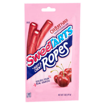 SweeTarts Cherry Punch Soft & Chewy Ropes, Candy