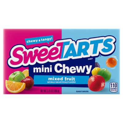 SweeTarts Mini Chewy Mixed Fruit Candy, 3.5 oz