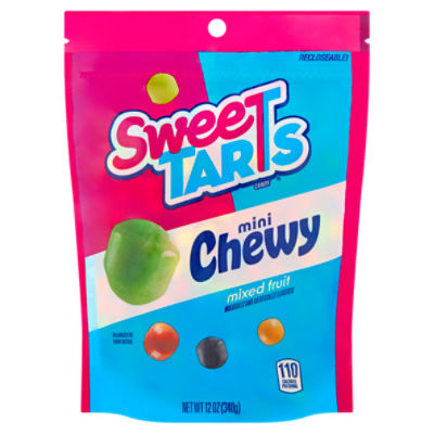 SweeTarts Mixed Fruit Mini Chewy Candy, 12 oz