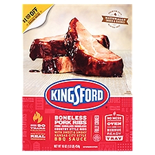 Kingsford™ Boneless Pork Ribs 16 oz. Tray, 16 Ounce