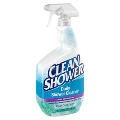 Clean Shower Fresh Clean Scent Daily Shower Cleaner, 1 qt, 32 Fluid ounce