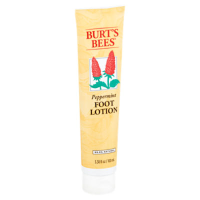 Burt's Bees Peppermint Foot Lotion, 3.38 fl oz