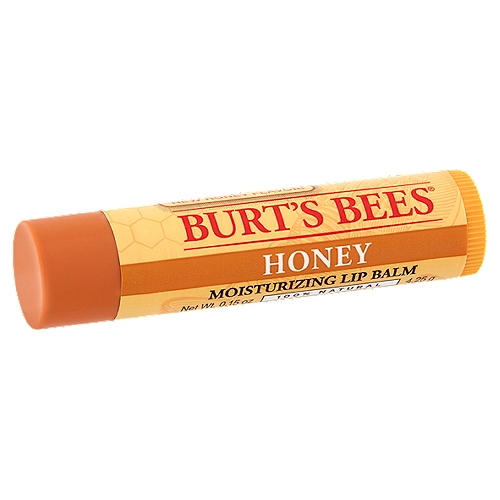 Burt's Bees Lip Balm, Honey with Beeswax, 0.15 oz - ShopRite