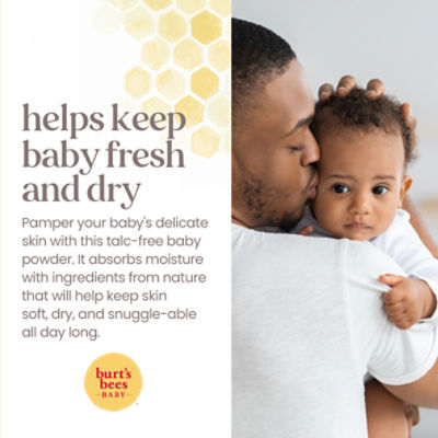 Burt's Bees Baby Dusting Powder, 100% Natural Origin, Talc-Free,  Pediatrician Tested, 7.5 Ounces - ShopRite