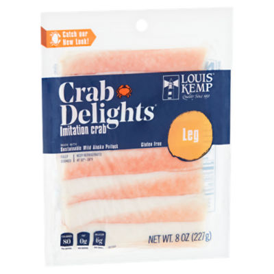 Louis Kemp Crab Delights Leg Imitation Crab, 8 oz