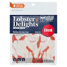Louis Kemp Lobster Delights Chunk, Imitation Lobster, 8 Ounce