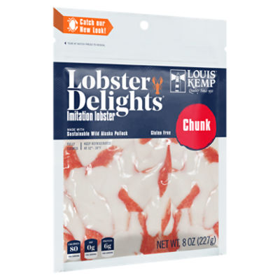 Louis Kemp Crab Delights Chunk Imitation Crab, 8 oz