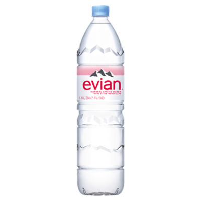 evian Natural Spring Water, 1.5 L bottle