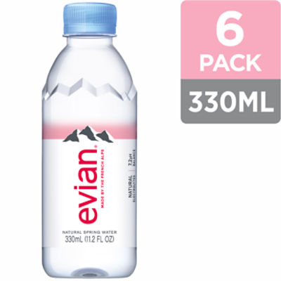 Evian Natural Spring Water, 67.2 fl oz