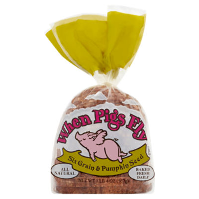 When Pigs Fly Six Grain & Pumpkin Seed Bread, 1 lb 4 oz