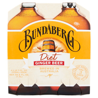 Bundaberg Ginger Beer 4 Cans, 4 cans / 12.7 fl oz - Ralphs
