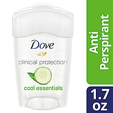 Dove Clinical Protection Cool Essentials Anti-Perspirant & Deodorant, 1.7 oz, 1.7 Ounce
