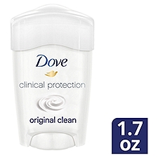 Dove Clinical Protection Antiperspirant Deodorant Original Clean 1.7 oz, 1.7 Ounce