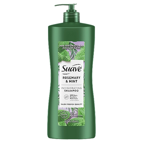 Suave Rosemary & Mint Invigorating Shampoo, 28 fl oz