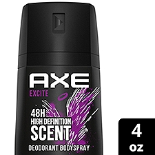 Axe Excite Crisp Coconut & Black Pepper Scent Deodorant Bodyspray, 4 oz, 4 Ounce