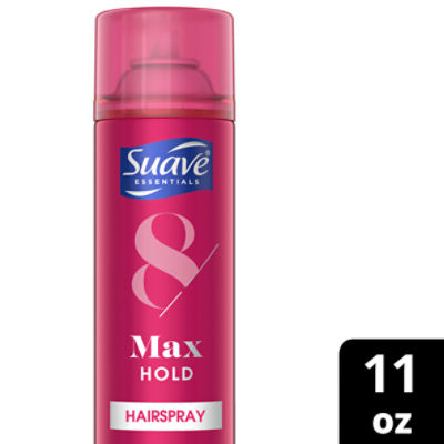 Suave Essentials 8 Max Hold Hairspray, 11 oz