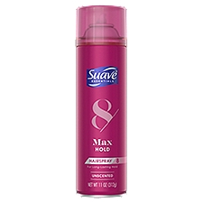 Suave Max Hold Unscented Hairspray, 11 Ounce