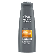 Dove Men+Care Fortifying 2 in 1 Thick and Strong with Caffeine, Shampoo and Conditioner, 12 Fluid ounce
