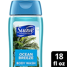 Suave Essentials Ocean Breeze Gentle Body Wash, 18 fl oz