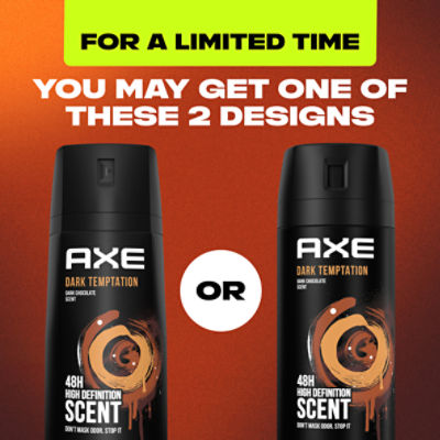  AXE Dark Temptation deodorant body spray for men 4 Oz - 2 pack  : Beauty & Personal Care
