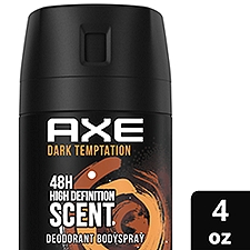 AXE Body Spray Deodorant Dark Temptation 4.0 oz, 4 Ounce