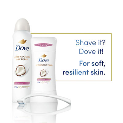 Dove Advanced Care Caring Coconut Antiperspirant Deodorant, 2.6 oz
