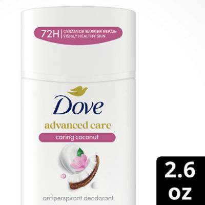 Dove Advanced Care Caring Coconut Antiperspirant Deodorant, 2.6 oz