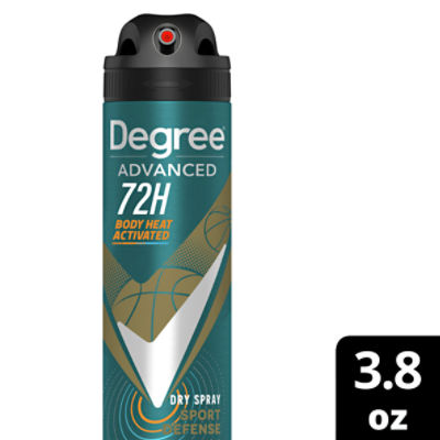 Degree Advanced MotionSense 74H Sport Defense Antiperspirant Deodorant Dry Spray, 3.8 oz