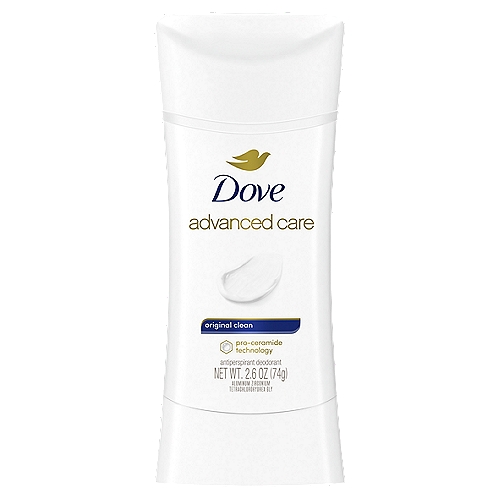 Dove Advanced Care Antiperspirant Deodorant Stick Original Clean 2.6 oz