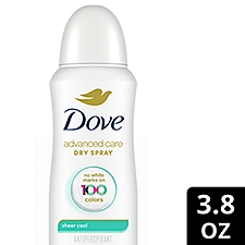 Dove Advanced Care Dry Spray Sheer Cool, Antiperspirant Deodorant, 3.8 Ounce