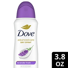 Dove Advanced Care Dry Spray Lavender Fresh Antiperspirant Deodorant, 3.8 oz