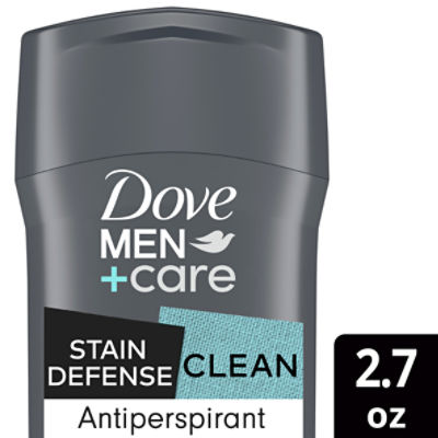 Dove Men+Care Antiperspirant Deodorant Stains Protection, 2.7 oz