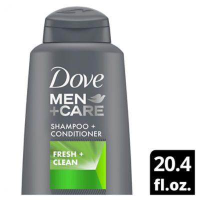 Dove Men+Care Fortifying 2-in-1 Shampoo and Conditioner Fresh and Clean with Caffeine 20.4 oz