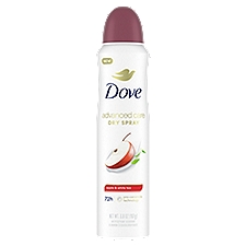 Dove Advanced Care Apple & White Tea Dry Spray, Antiperspirant Deodorant, 3.8 Ounce