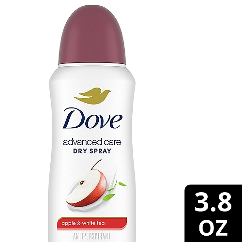 Dove Advanced Care Apple & White Tea Dry Spray Antiperspirant Deodorant, 3.8 oz
