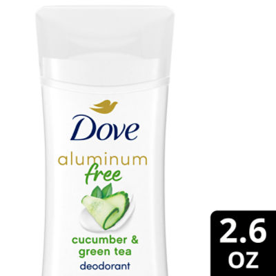 Dove Aluminum Free Cucumber & Green Tea Deodorant, 2.6 oz