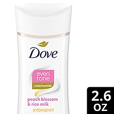 Dove Even Tone Antiperspirant Deodorant Stick Peach Blossom & Rice Milk 2.6 oz