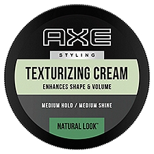 Axe Natural Look Texturizing Cream, Medium Hold / Medium Shine, 2.64 Ounce