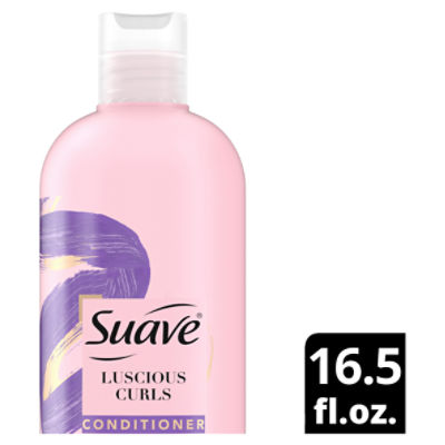 Suave Pink Luscious Curls Conditioner, 16.5 fl oz