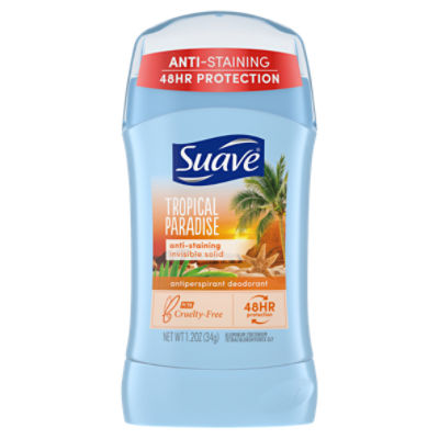 Suave Tropical Paradise Antiperspirant Deodorant, 1.2 oz