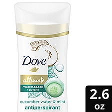Dove Ultimate Cucumber Water & Mint Antiperspirant Deodorant, 2.6 oz