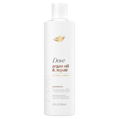 Dove Argan Oil + Repair Shampoo, 12 fl oz